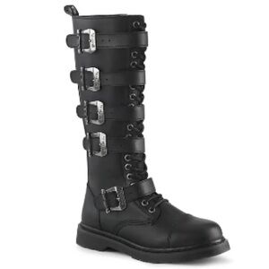Demonia Bolt-425 Knee High Combat Boot Women’s 11 / Men’s 9 (with box!)